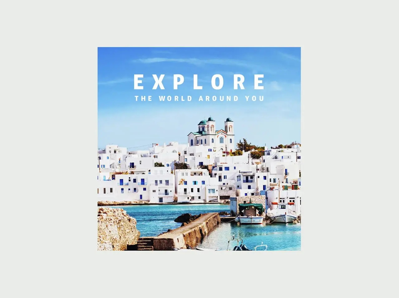 Lay flat Full Photo Travel