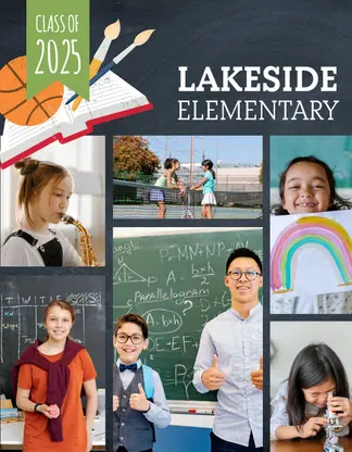 Colorful Chalkboard Yearbook Colorful Chalkboard Yearbook