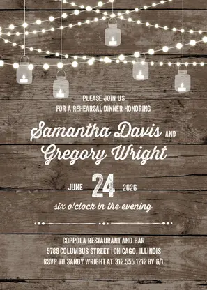 Rustic Hanging Lights