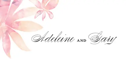 Watercolor Wedding Floral