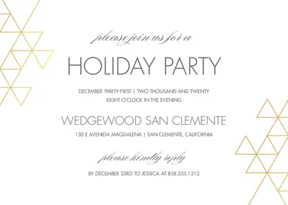 Simple Modern Holiday Party