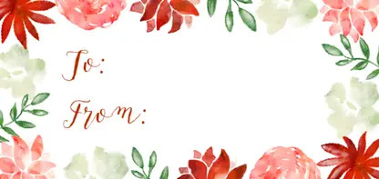 Colorful Watercolor Christmas