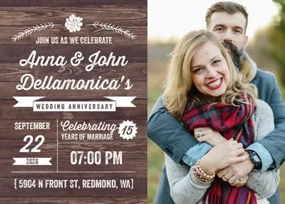 Rustic Anniversary