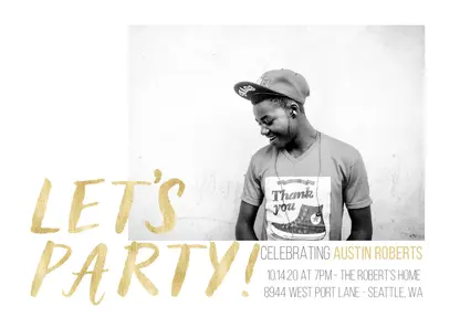 White and Gold Birthday Party