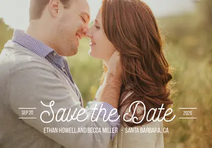 Industrial Chic Save the Date
