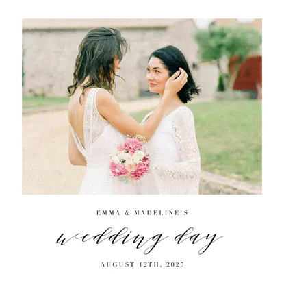 Simple White Wedding