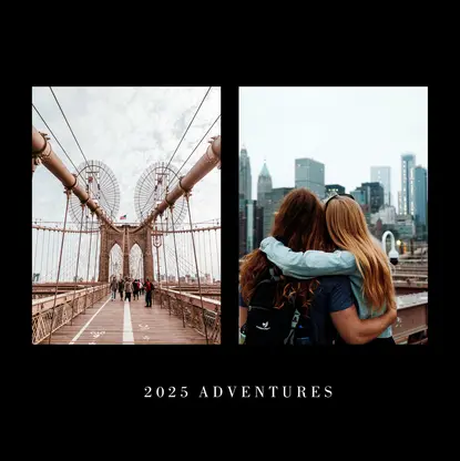 Black Multi Photo Layout