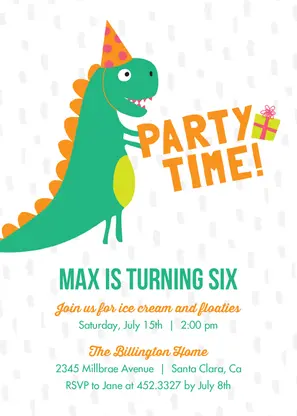 Dinosaur Party by Pennie Post