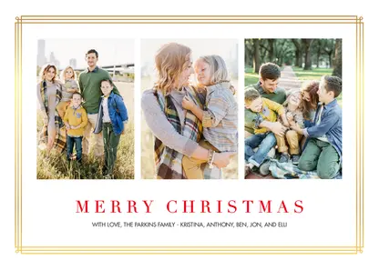 christmas multi photo frame