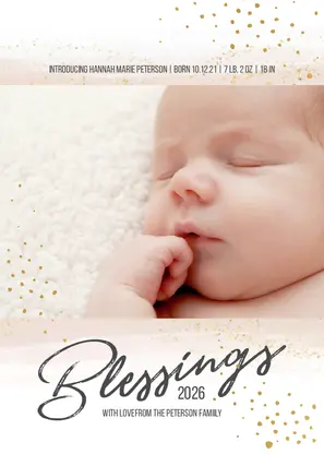 Holiday Confetti Blessings