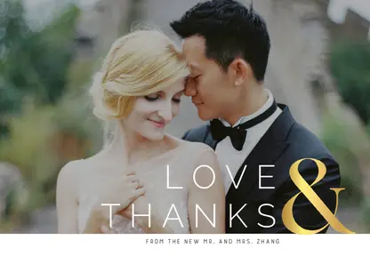 Ampersand Wedding