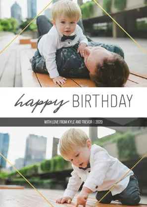 Happy Birthday Diamond Frame