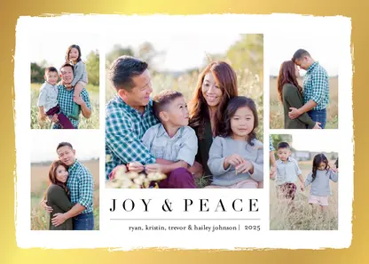 Happy Holidays Modern Collage