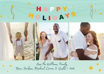 Starry Christmas Night by Black Lamb Studio