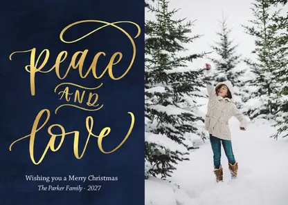 Peace and Love by Letters by Shells
