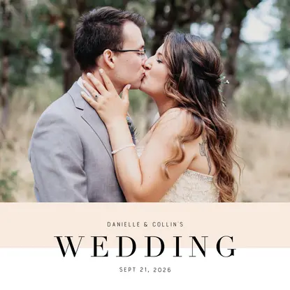 Soft Color Block Wedding