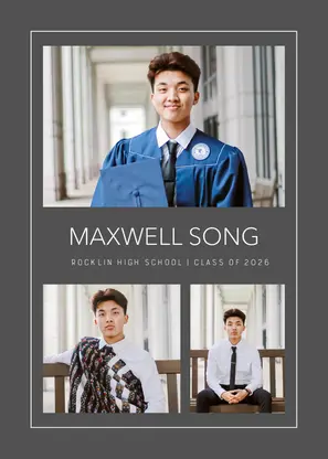 Classic Graduation Announcement - Graduation Announcements