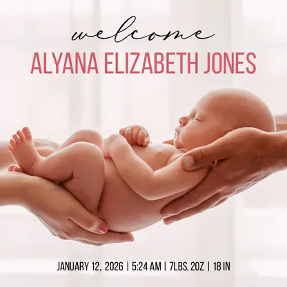 Welcome Baby Full Photo