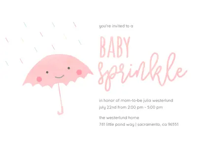 Baby Sprinkle Invitation