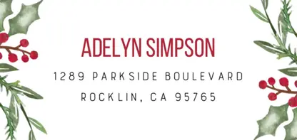 Watercolor Mistletoe