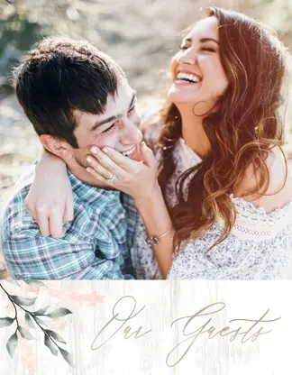 Boho Chic Wedding Guest Book