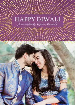 Happy Diwali Shimmering Lights