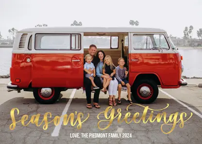 Season's Greetings by Letters by Shells