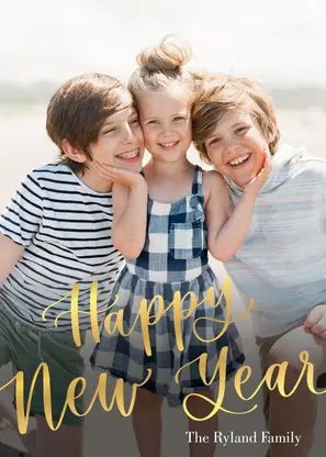 Happy New Year by Letters by Shells