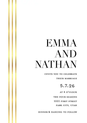 Modern Wedding by Martha Stewart