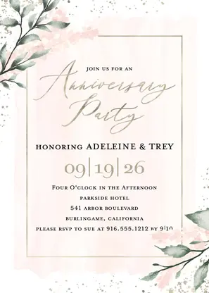 Boho Chic Anniversary