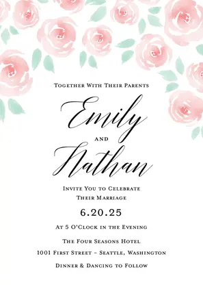 Pink Floral Wedding by Martha Stewart