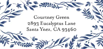 Blue Floral Wedding Suite