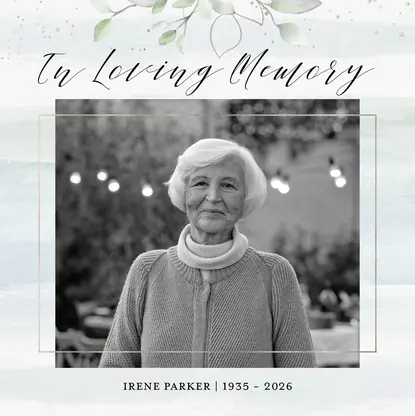 Watercolor Book of Remembrance