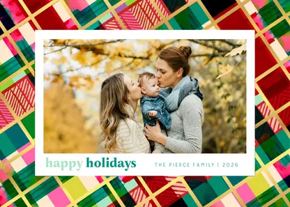 Plaid Happy Holidays by EttaVee