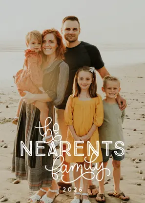 Festive Family Name by Rad and Happy Festive Family Name by Rad and Happy