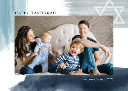 Hanukkah Brush Strokes