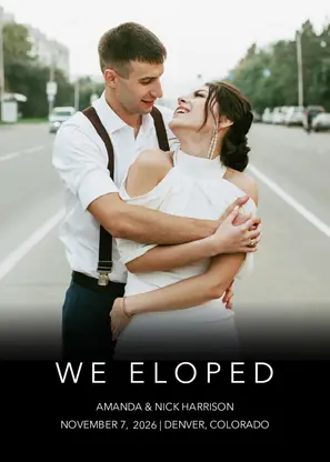 We Eloped