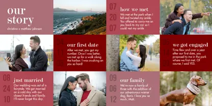 Our Timeline Relationship Valentine