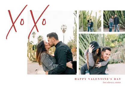 Asymmetrical XOXO Collage