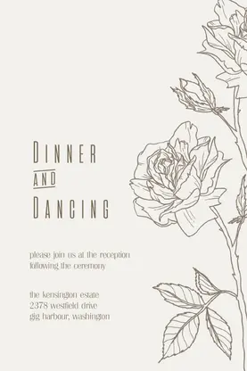 Soft Minimal Floral Wedding Suite