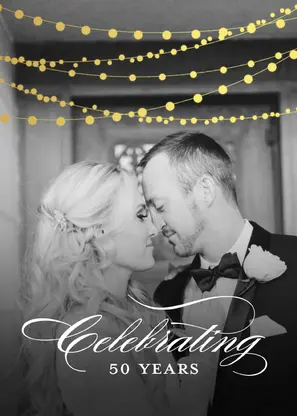 50th Anniversary Invitation