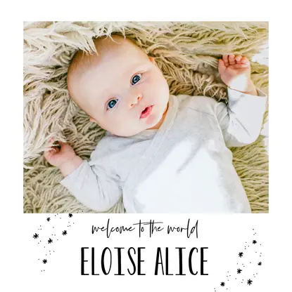 Minimal Baby Line Art