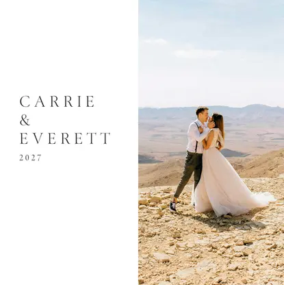 Bold Modern Wedding