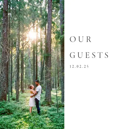 Bold Modern Wedding Guest Book Bold Modern Wedding Guest Book