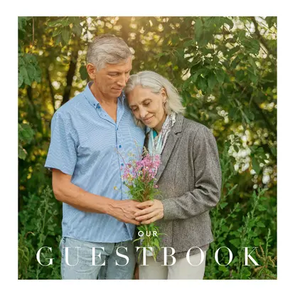 Timeless Wedding Guest Book