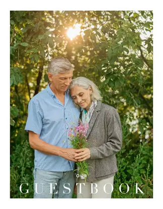 Timeless Wedding Guest Book