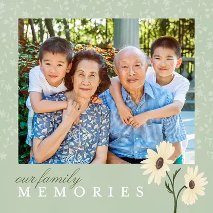 Our Family Memory Photo Book by Martha Stewart