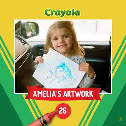 Kids Art Book by Crayola