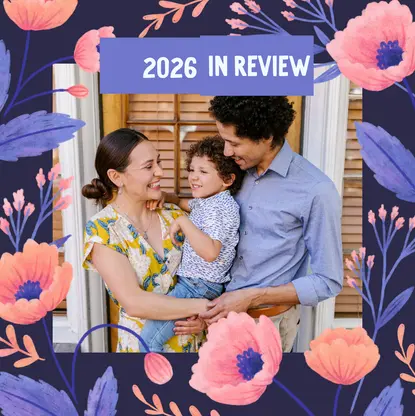 Chalked Florals Year in Review