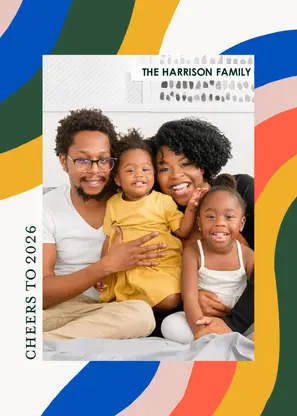 New Year Rainbow by Ampersand Design Studio